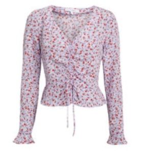 INTERMIX GIADA FLORAL PRINTED TOP